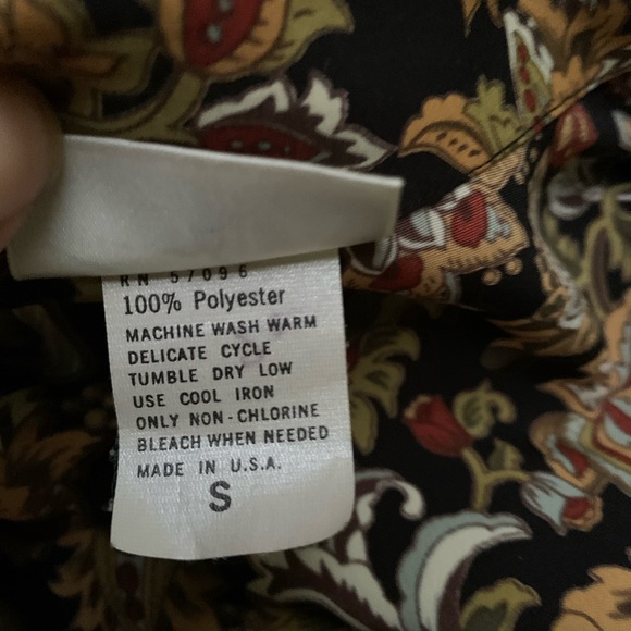 VINTAGE NICOLA Paisley Blouse - Picture 7 of 8